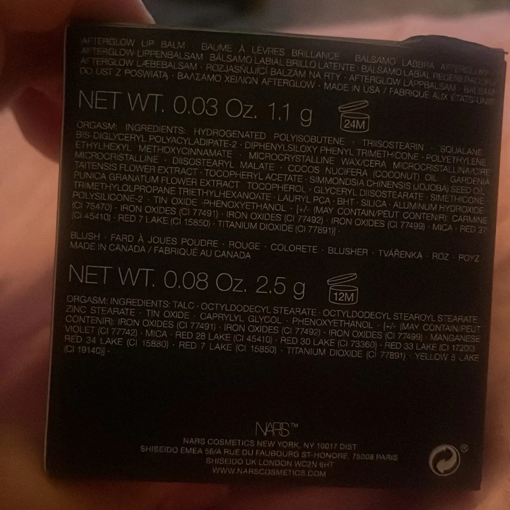 NARS Summer Orgasm Mini Duo -